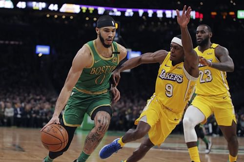 The Los Angeles Lakers are hoping to even the season series against rival Boston Celtics in tonight's game. [Photo: MassLive.com]