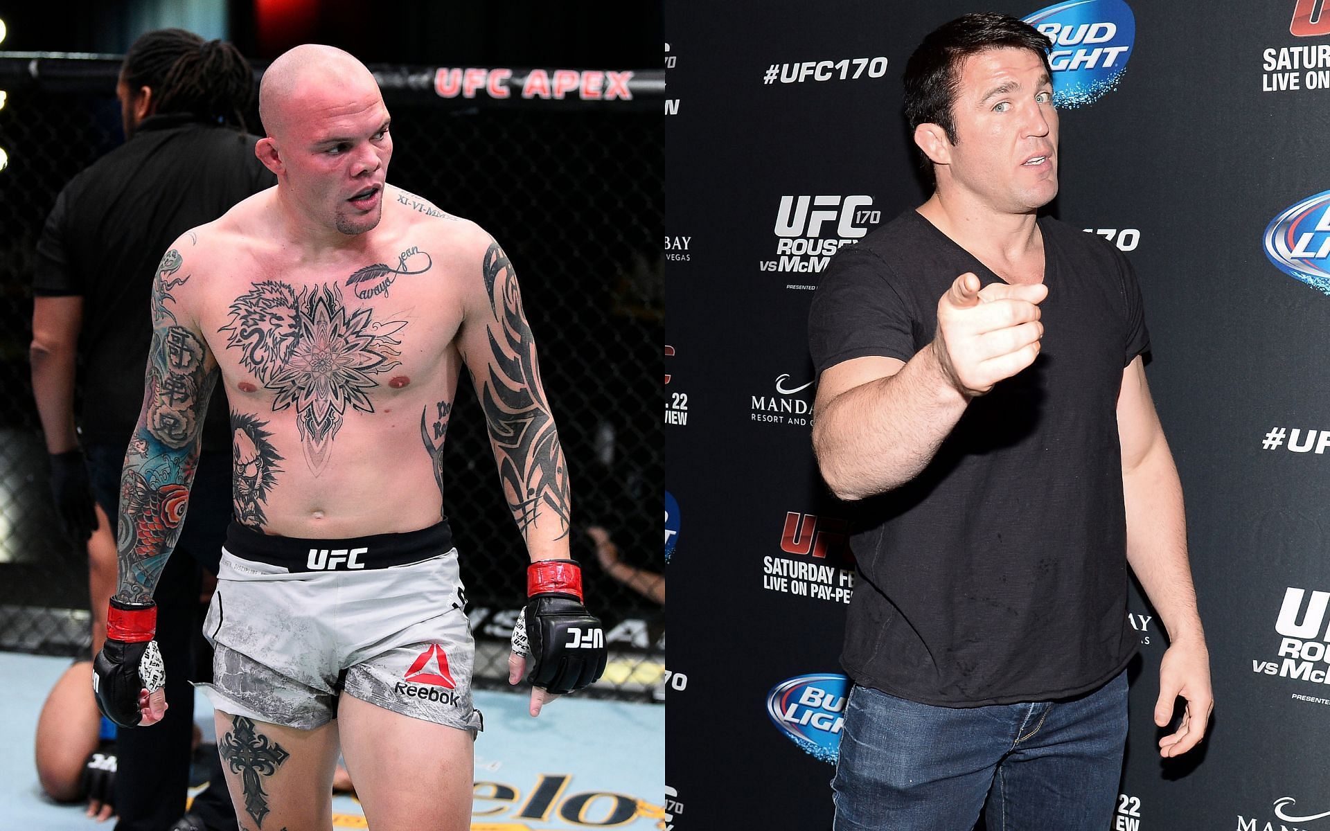 Former UFC title challengers Anthony Smith (left) and Chael Sonnen (right)