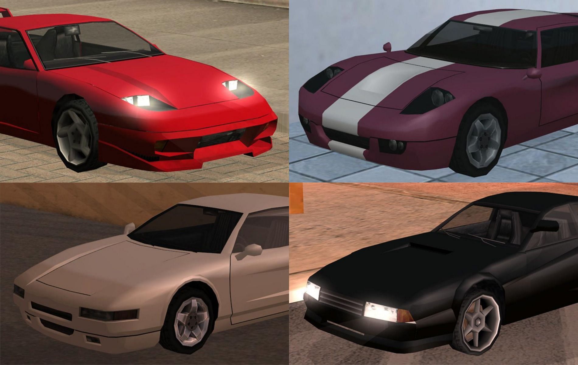 5 fastest cars in GTA San Andreas Definitive Edition