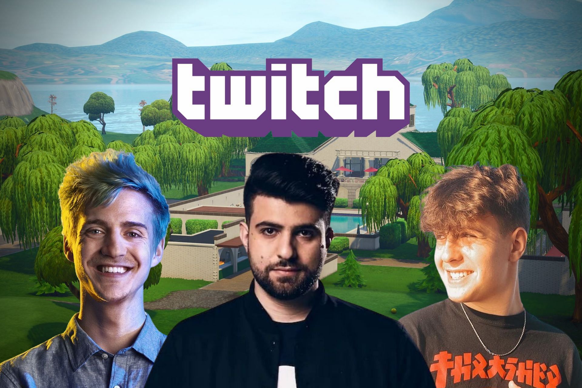 Which Fortnite streamer topped the viewing charts of Twitch in December? (Image via Sportskeeda)