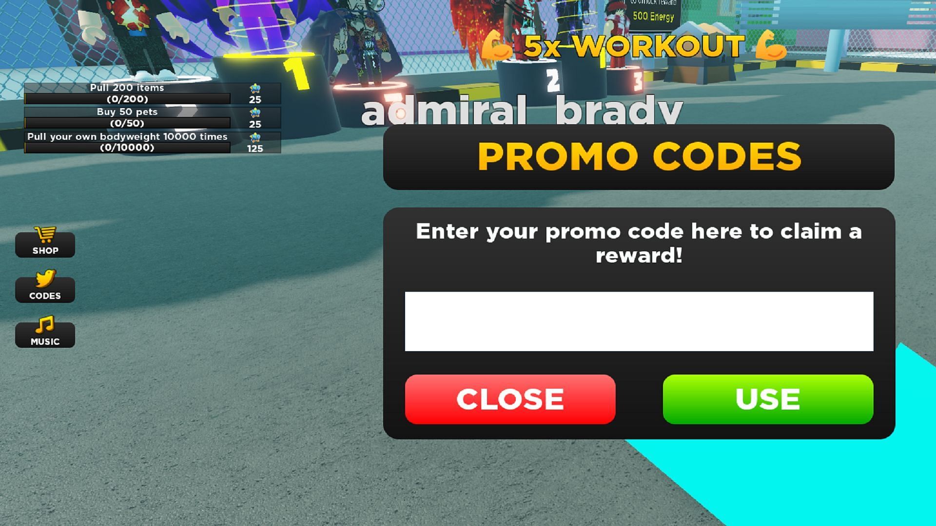 Strongman Simulator- All Codes That Can Be Redeemed (Working)