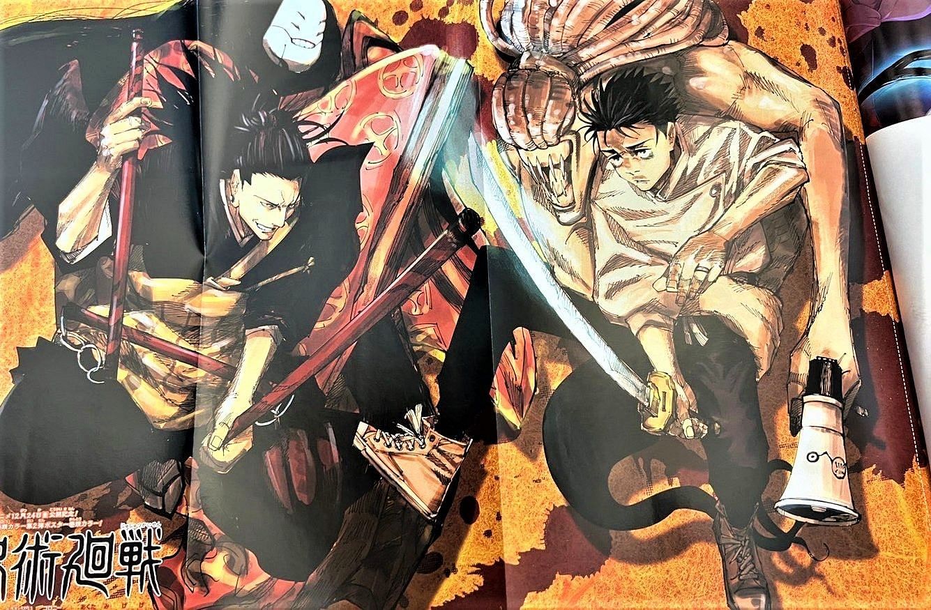 Colored Illustration in this chapter (Image Via readjujutsukaisen.com)