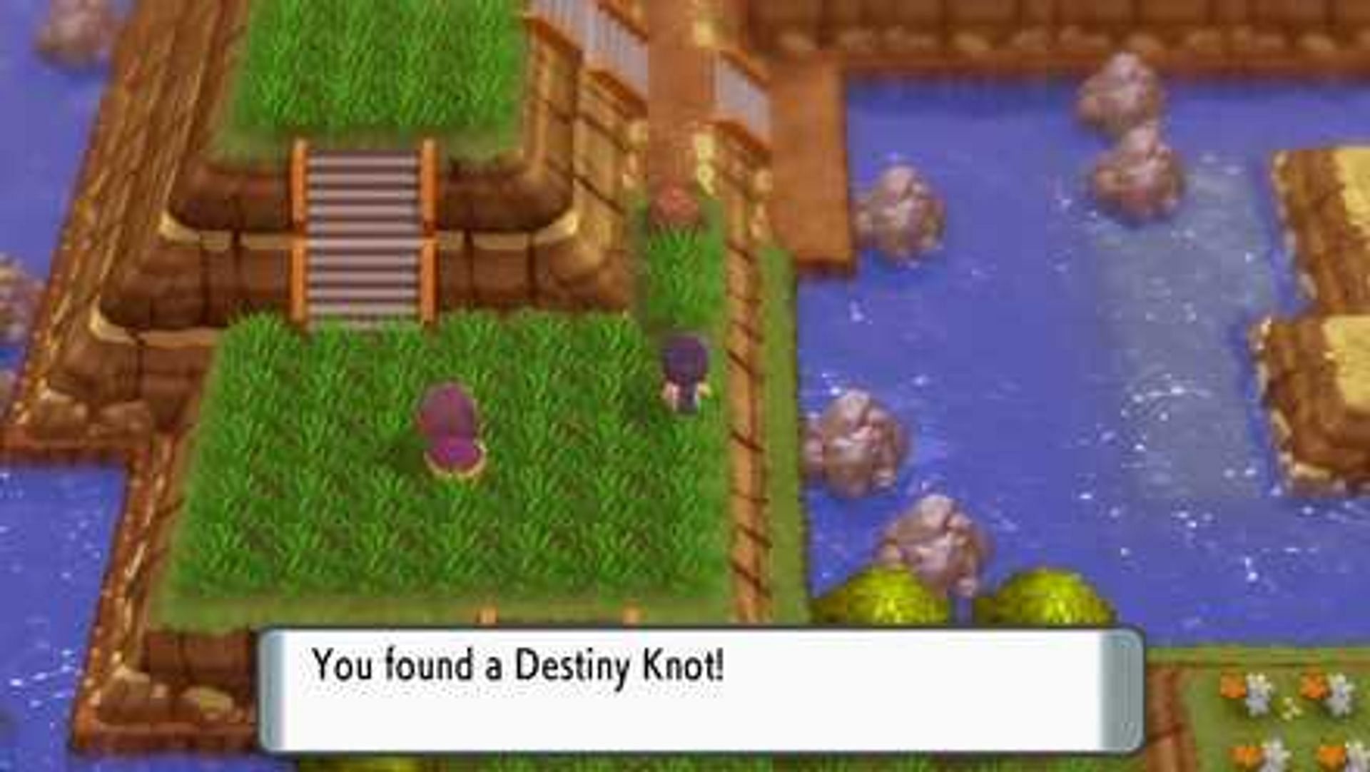 The exact location of the Destiny Knot in Brilliant Diamond and Shining Pearl (Image via The Pokemon Company)