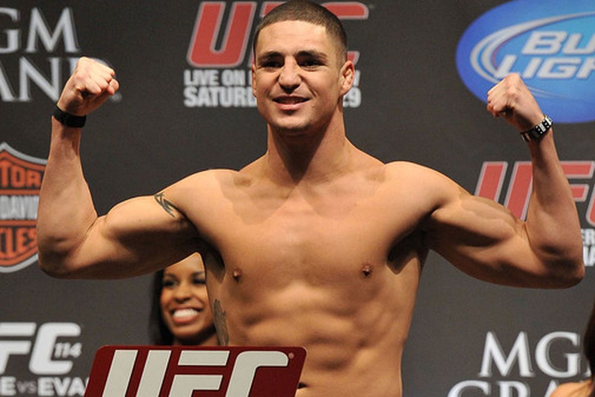 Already ripped at 155lbs, Diego Sanchez struggled when he moved down to 145lbs