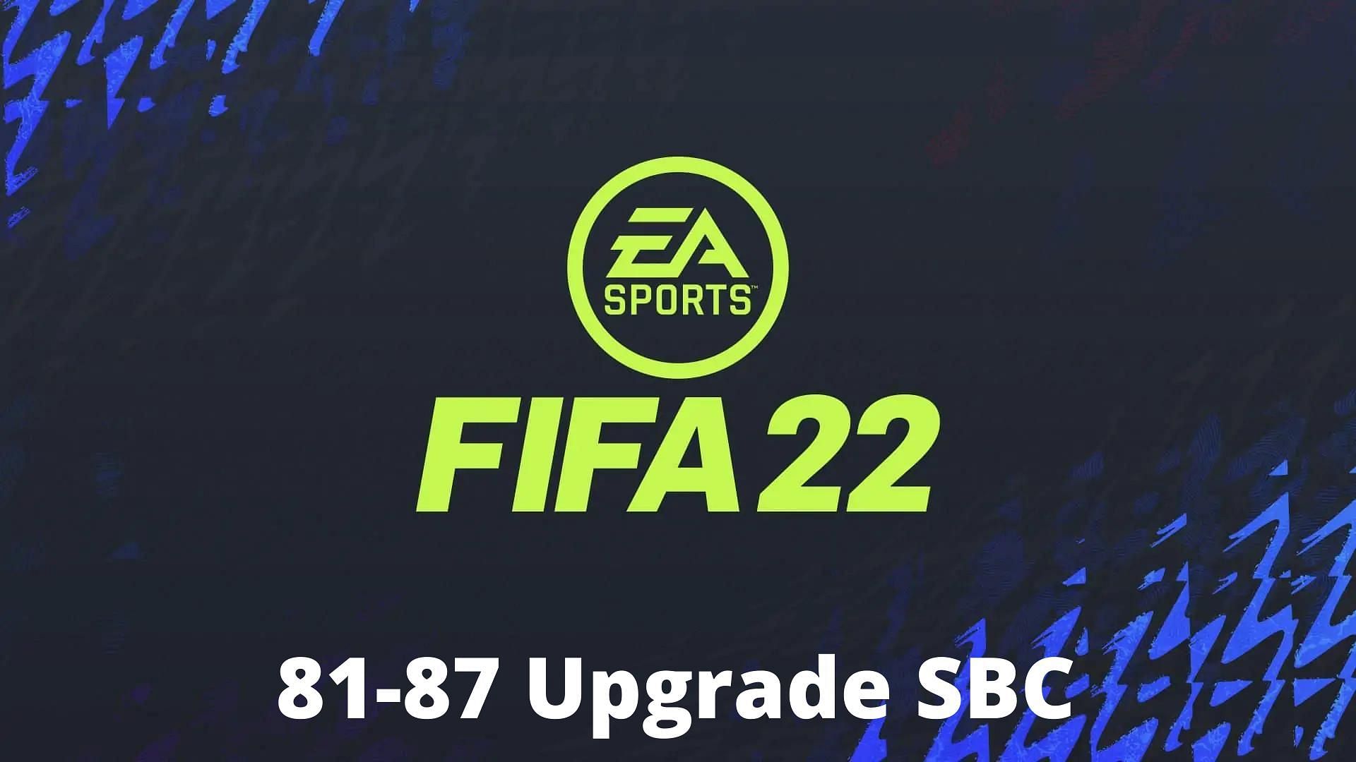 81-87 Upgrade SBC is now live in FIFA 22 Ultimate Team (Image via Sportskeeda)