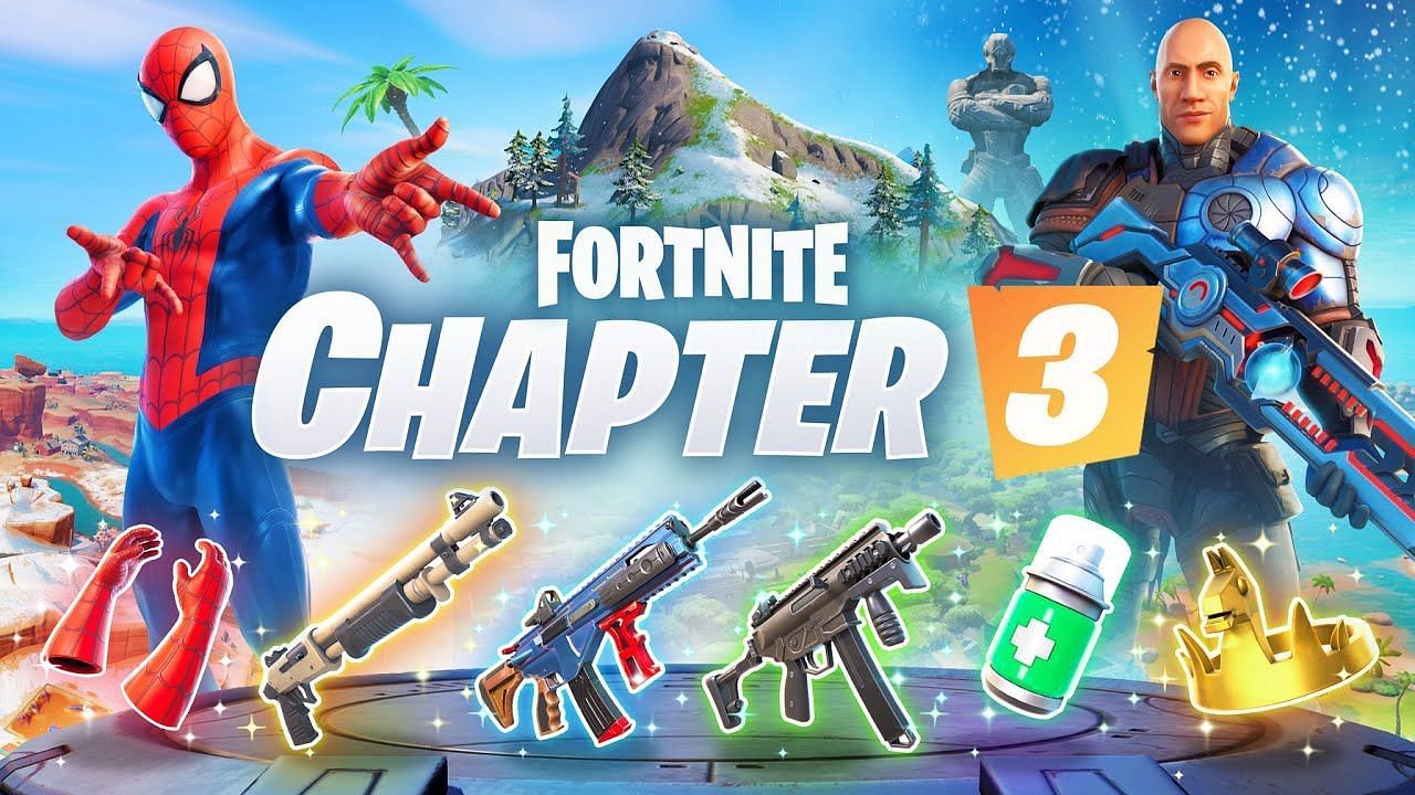 Chapter 3 has a few glitches in the early going (Image via Epic Games)