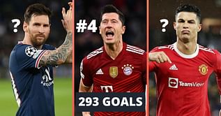 5 players with the most goals in Europe's top 5 leagues in the 21st century