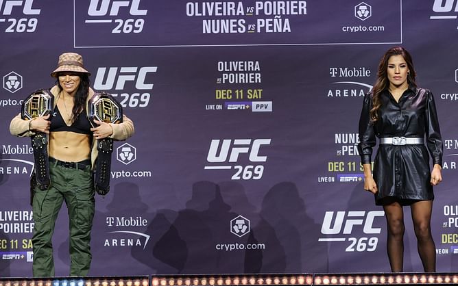 "It's Amanda's right to have the rematch" - Julianna Pena's coach open to a rematch with Amanda Nunes