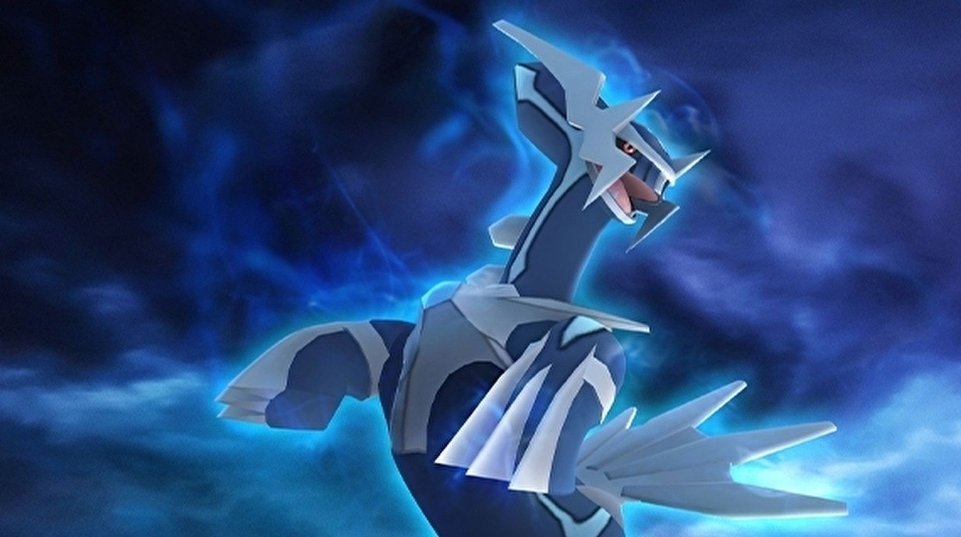 Dialga as it appears in promotional imagery for Pokemon GO (Image via Niantic)