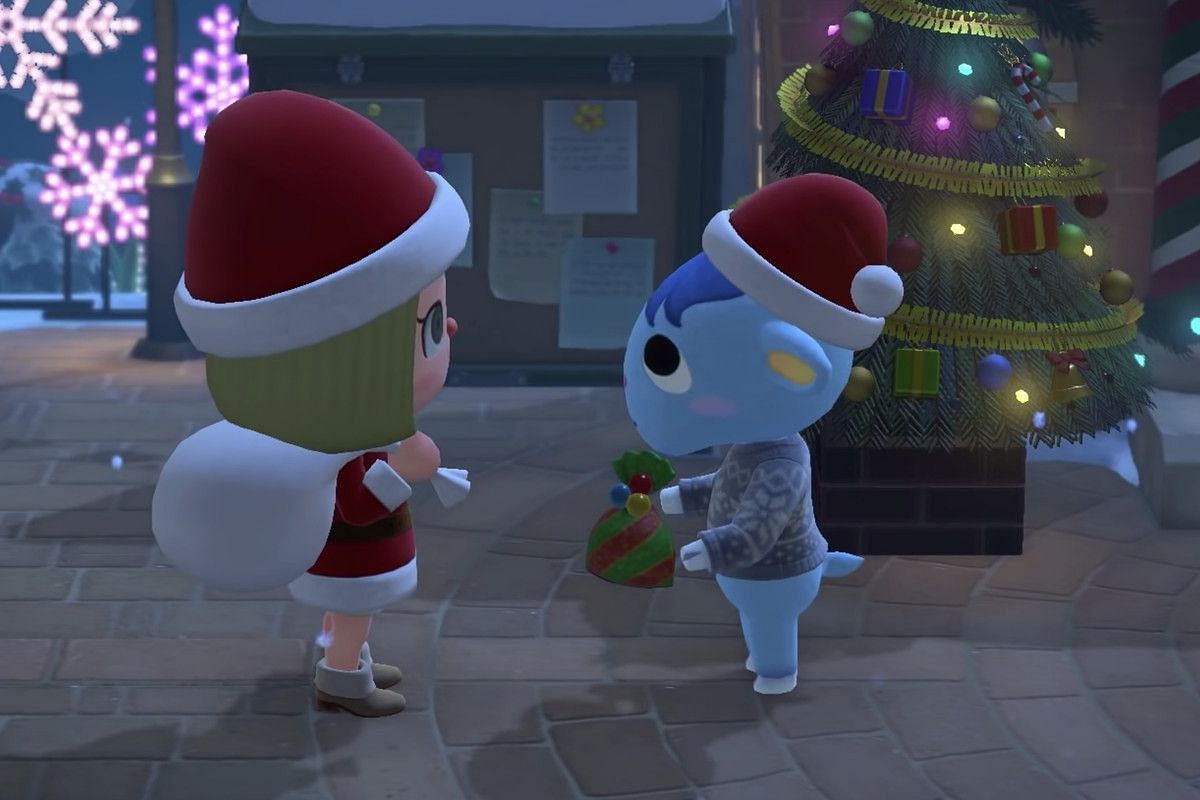 Players can give gifts to villagers on Toy Day (Image via Nintendo)