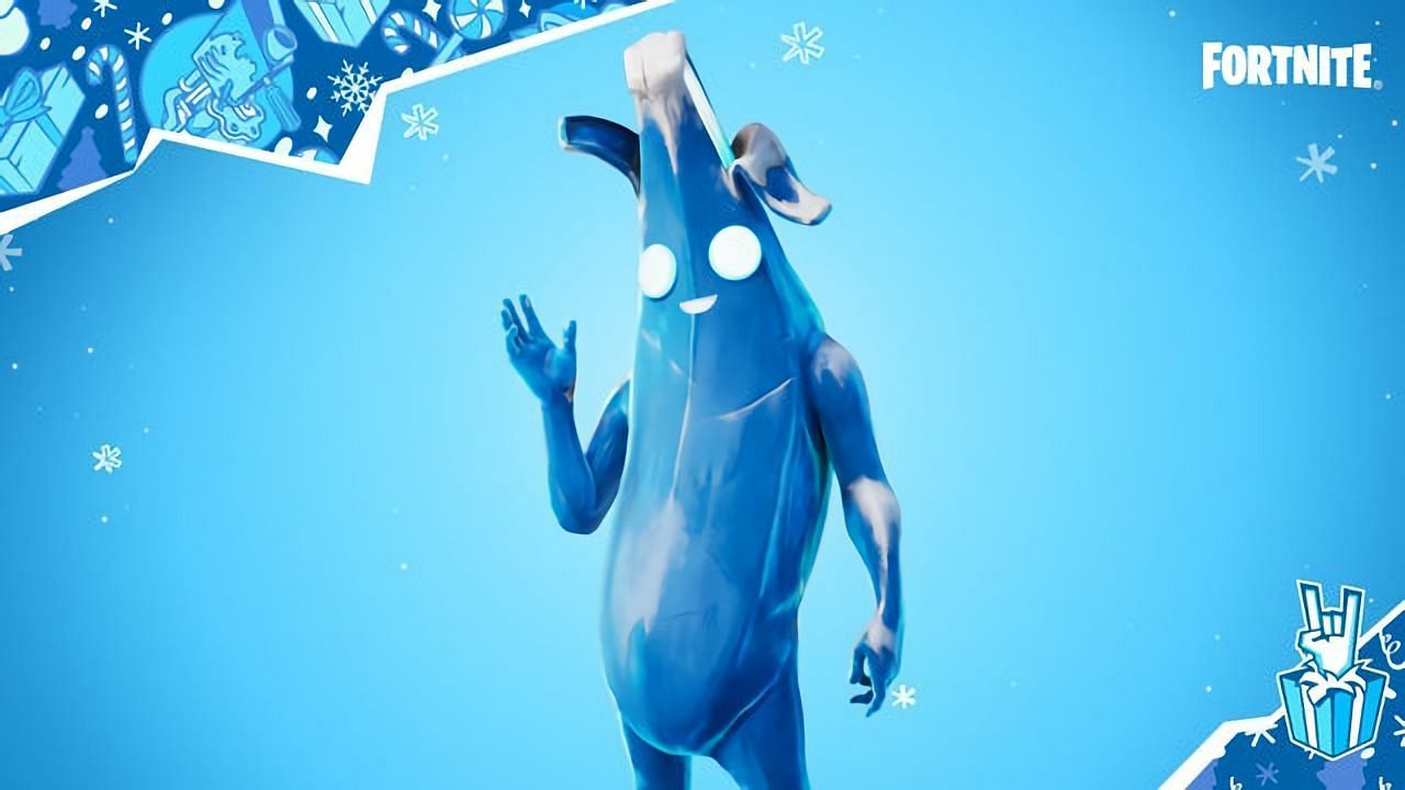  Frozen Peely skin in Fortnite Chapter 3 Season 1 (Image via Epic Games)