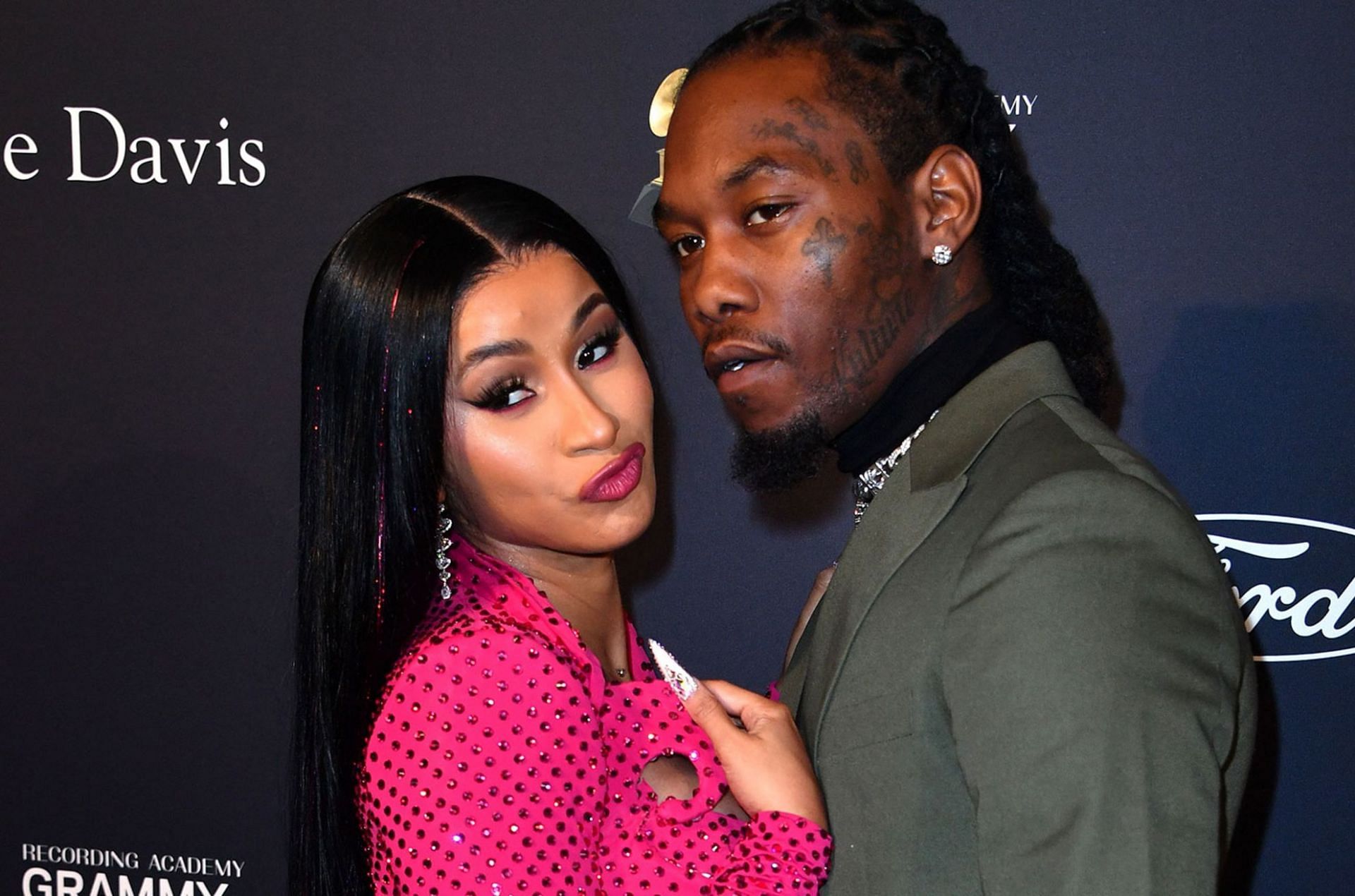 Cardi B and Offset (Image via Mark Ralston/ AFP/ Getty Images)