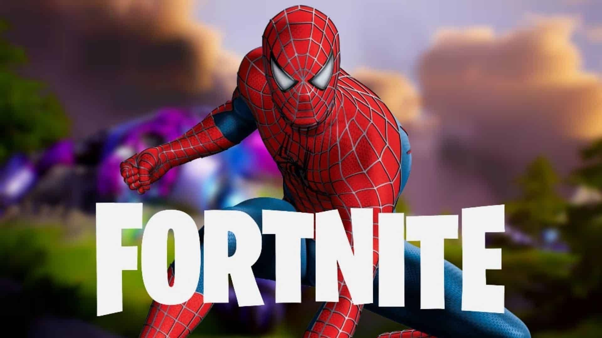 Spider-Man swings into Fortnite and spawns around the Daily Bugle (Image via Epic Games)