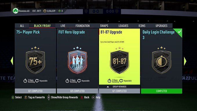 FIFA 22 Ultimate Team SBC: How to earn a 81-87 rated player in FUT 22