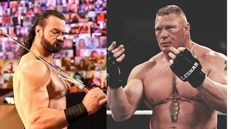 WWE के ऑफिशियल ने ब्रॉक लैसनर और ड्रू मैकइंटायर को धमकी दी है