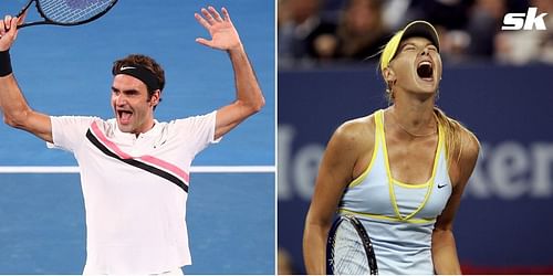 Roger Federer and Maria Sharapova