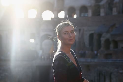 Maria Sharapova at the 2017 The Internazionali BNL d'Italia.