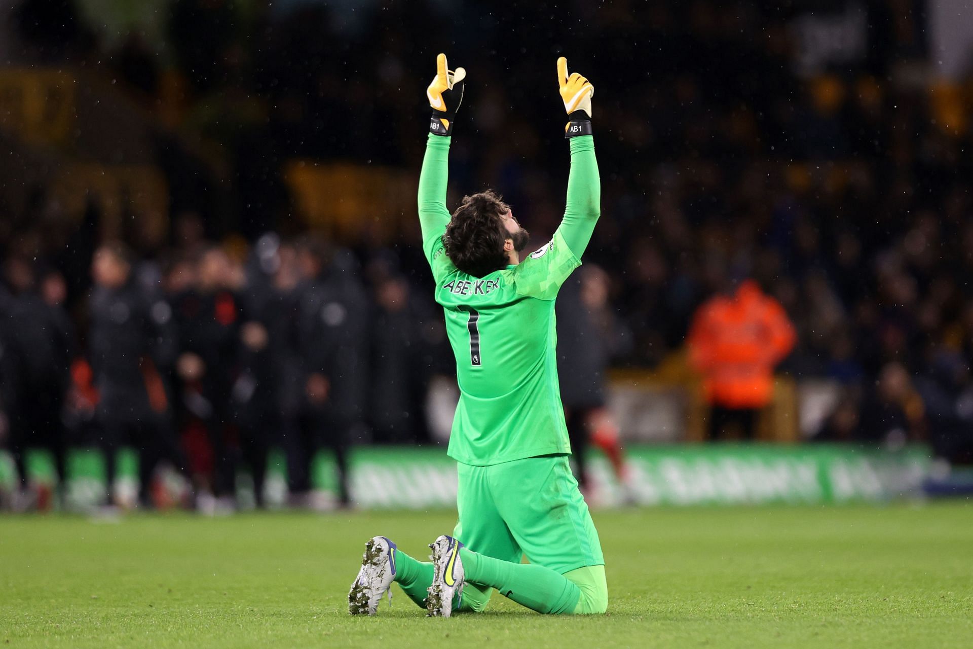 Nike Liverpool Allison Becker Goalkeeper Jersey w/ EPL + No Room For R -  Soccer Wearhouse