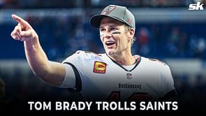 "A Saint would have probably let us score once or twice yesterday" - Tom Brady jokes New Orleans should change team's name