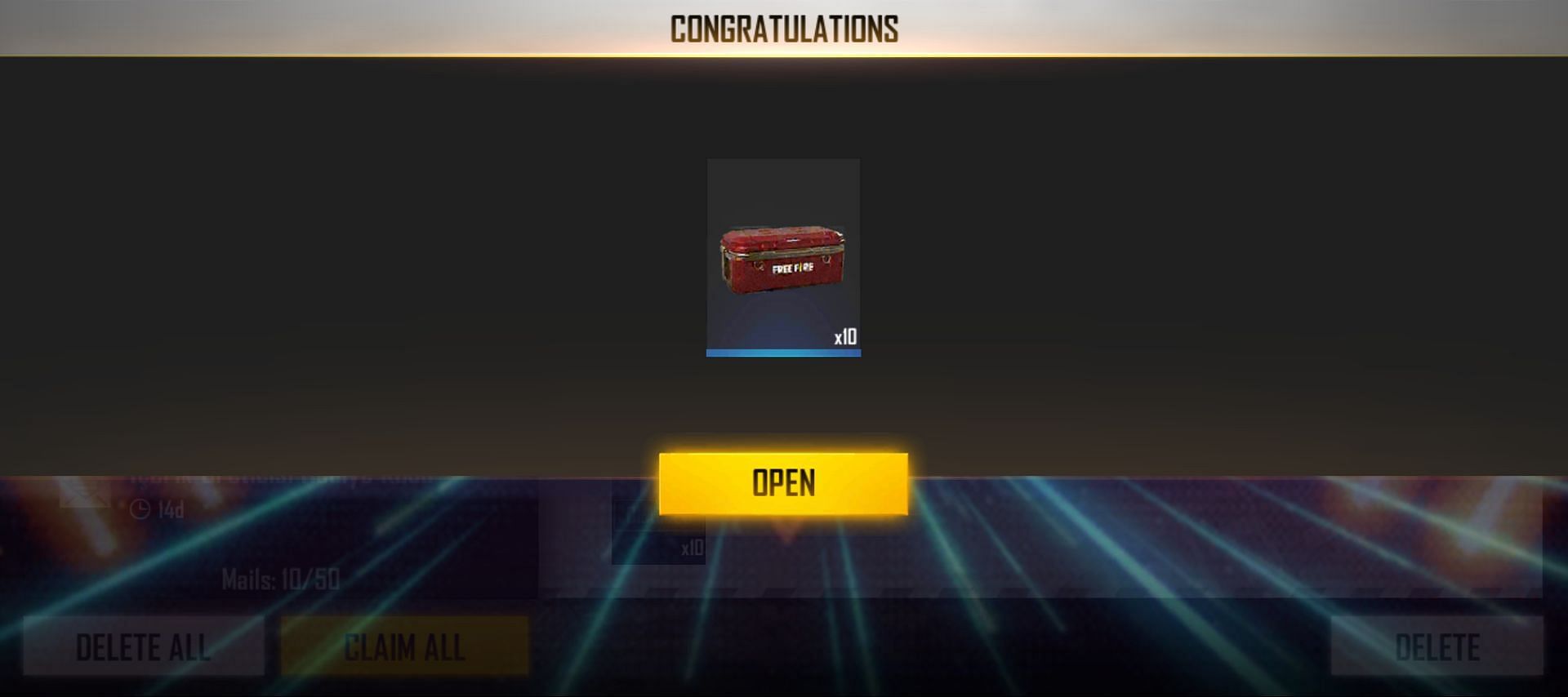 10x Creator Box is one of the rewards for the redeem code (Image via Free Fire)