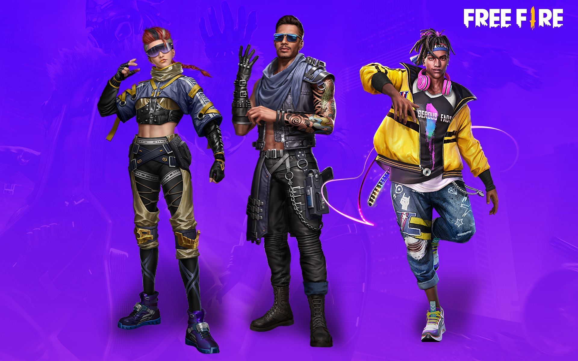 Several new characters are available for Gold in Free Fire (Image via Sportskeeda)