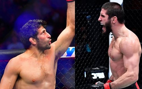 Beneil Dariush (left), Islam Makhachev (right) [Credits: @beneildarisuh, @islam_makhachev via Instagram]