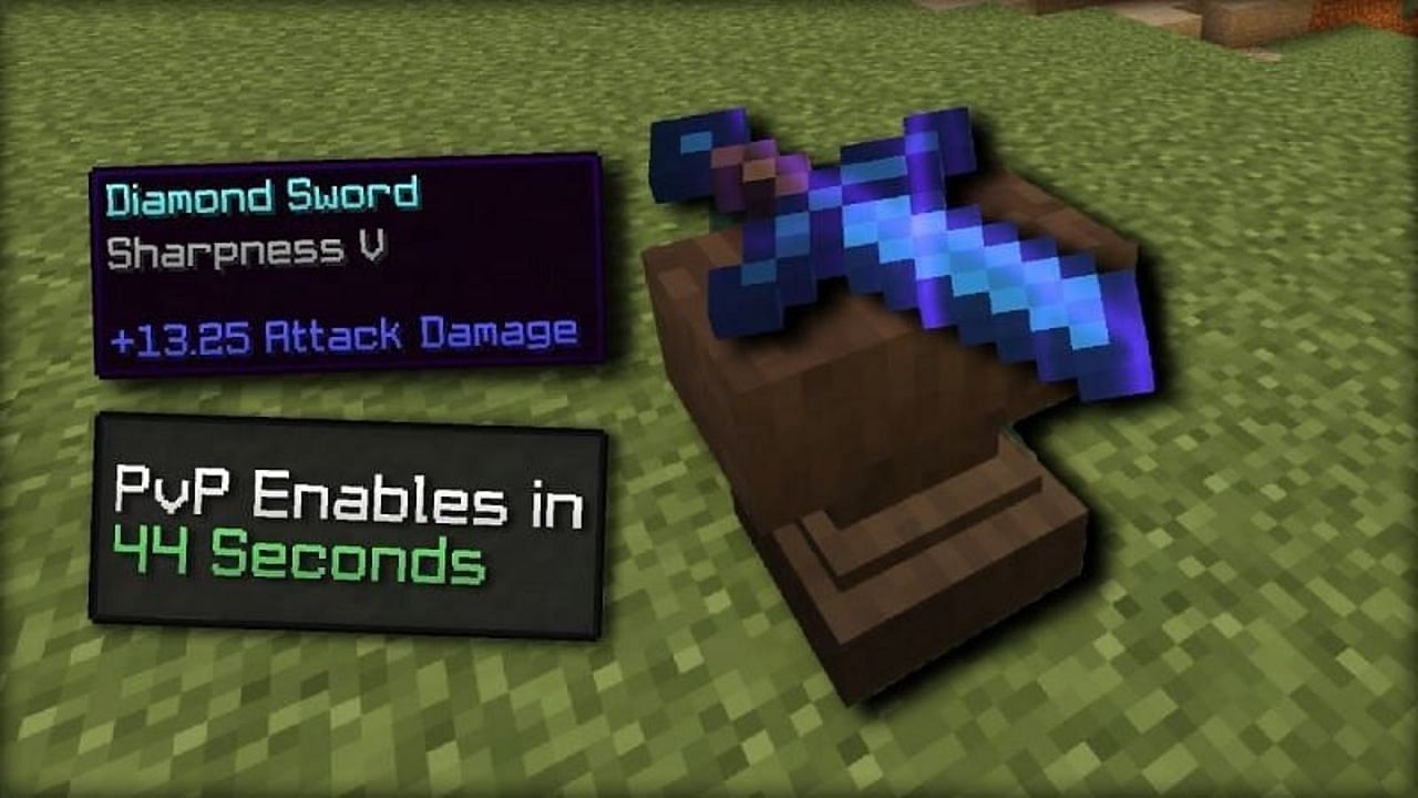 Sharpness can be applied to both swords and axes (Image via Mojang)