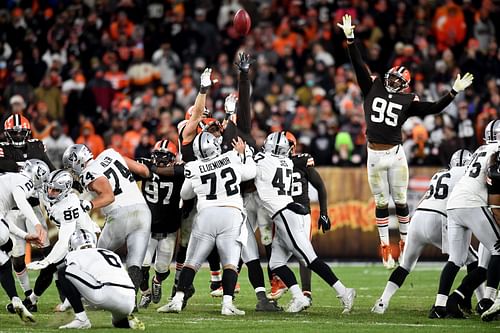 Las Vegas Raiders v Cleveland Browns