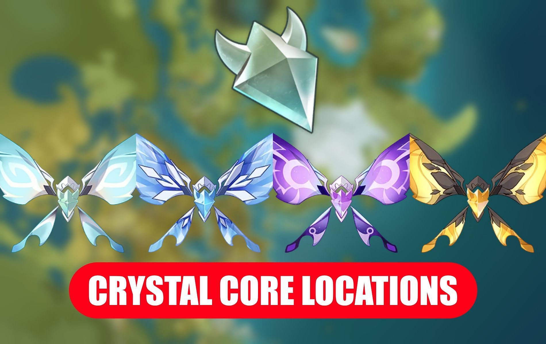 Crystal Cores come from capturing elemental Crystalflies (Image via Genshin Impact)