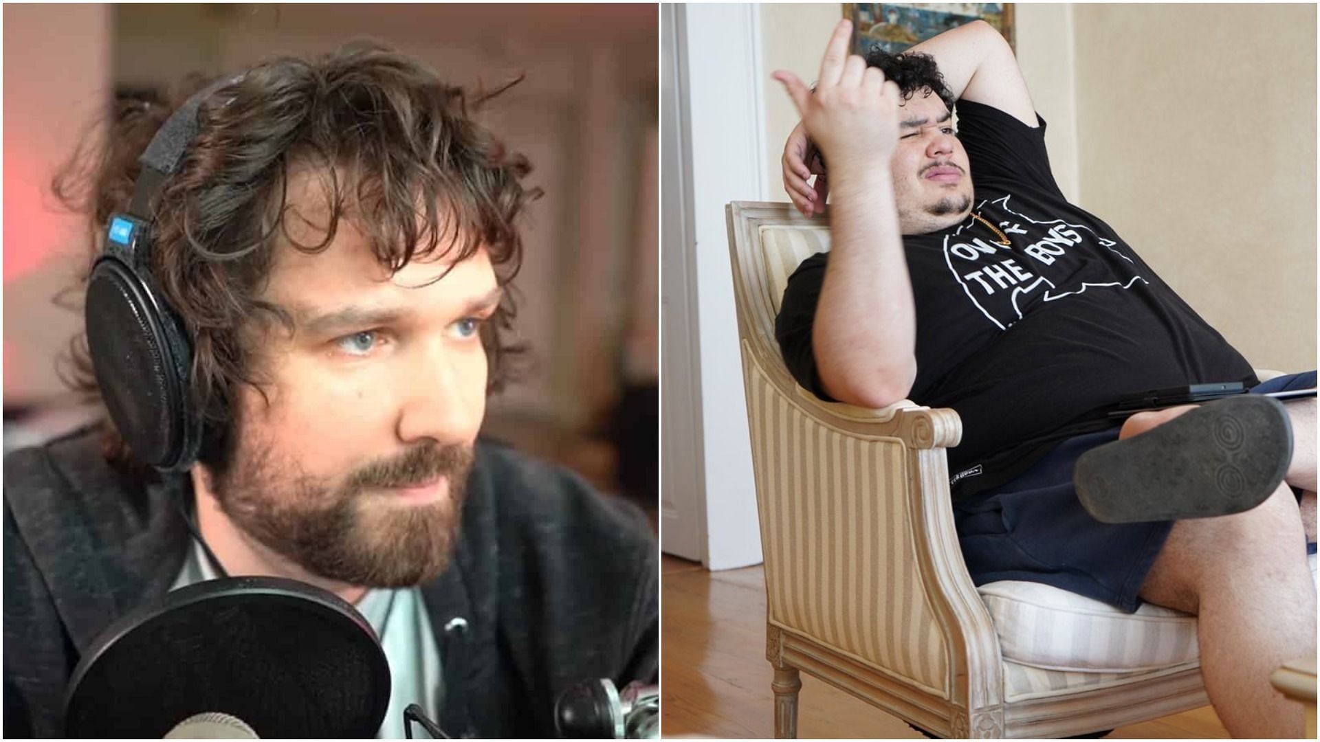 Greedgodx isn&#039;t a fan of vaccines, as he revealed to Destiny that he wouldn&#039;t take one (Image via Sportskeeda)