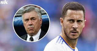 "He has fought and he has returned" - Real Madrid manager Carlo Ancelotti on Eden Hazard's performance in Athletic Bilbao win