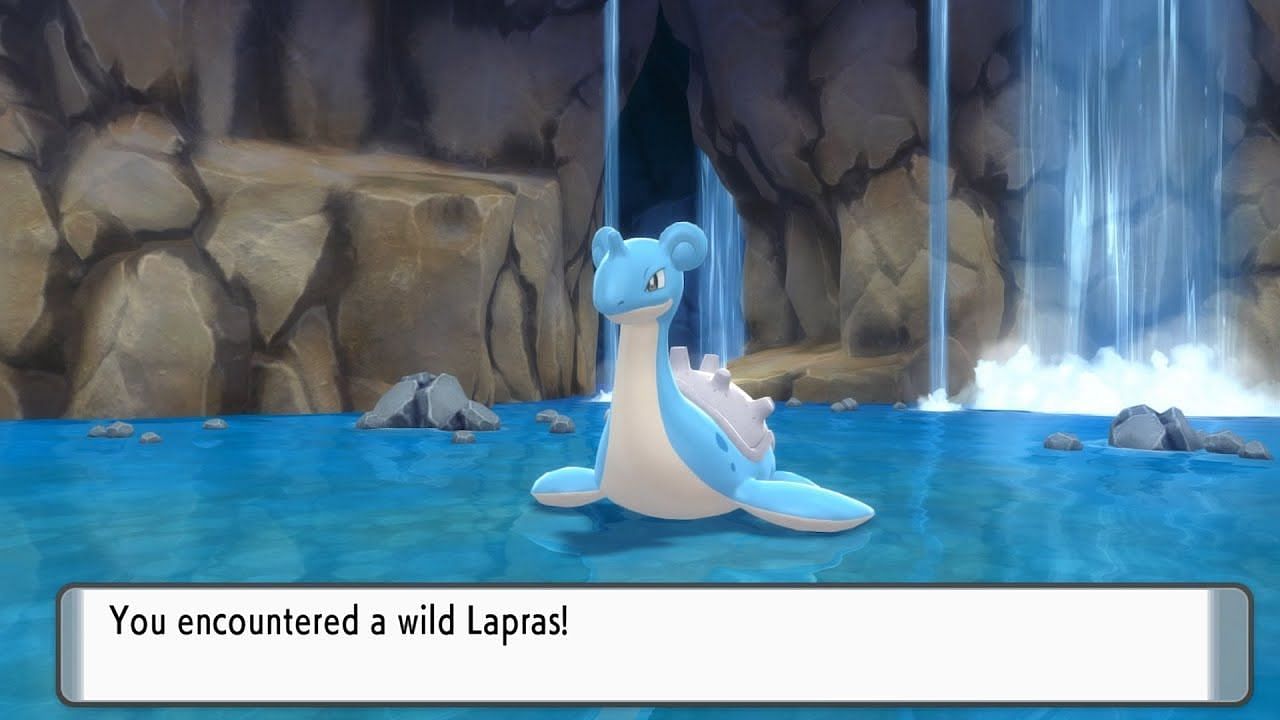 A wild Lapras in BDSP. (Image via ILCA)