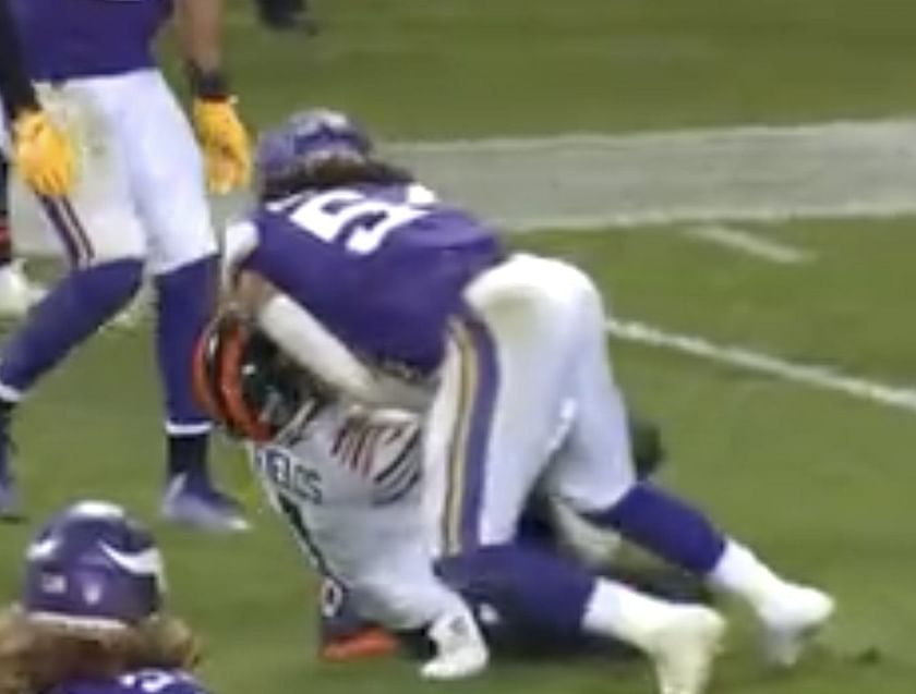 Vikings' Eric Kendricks ejected for helmet-to-helmet hit on Bears QB Justin  Fields