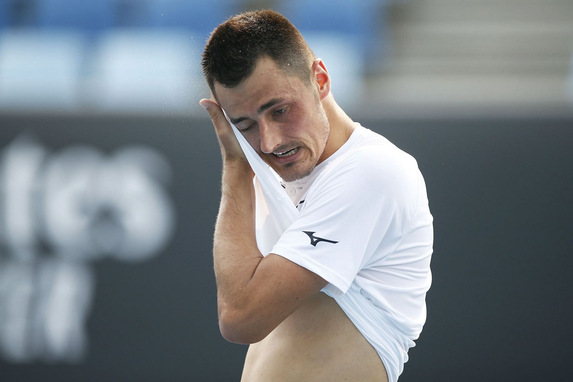 Bernard Tomic at the 2020 Australian Open