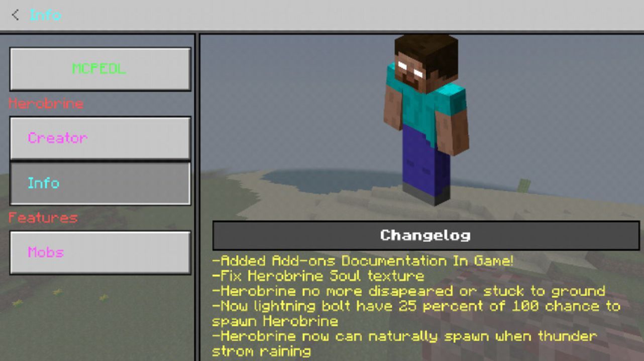 Herobrine began as a Minecraft Creepypasta and its lore has expanded since (Image via Mojang)