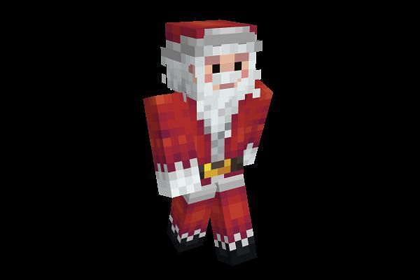 Santa Minecraft Skin (Image via NameMC)
