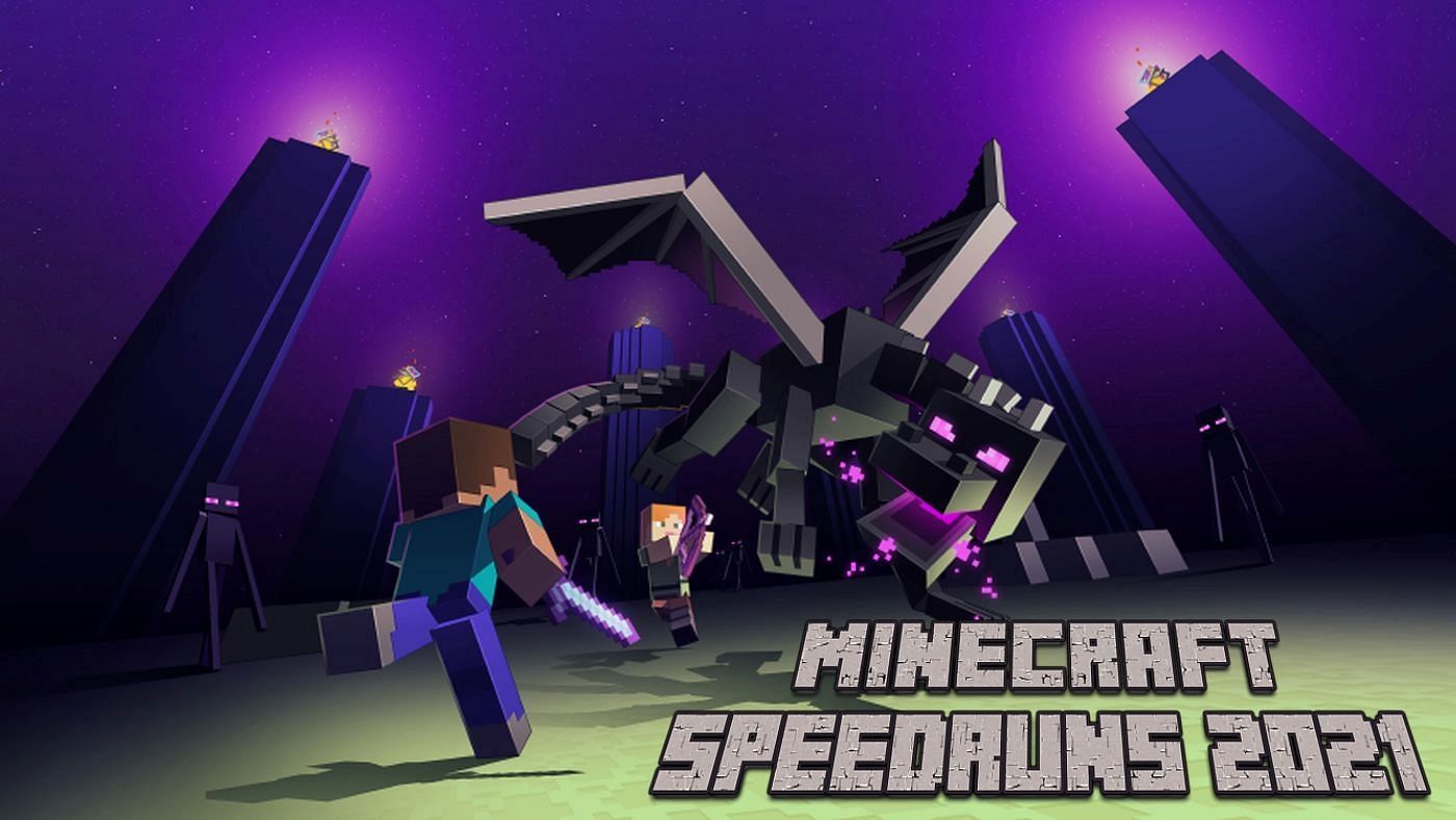 Some great Minecraft speedruns in 2021 (Image via Minecraft)