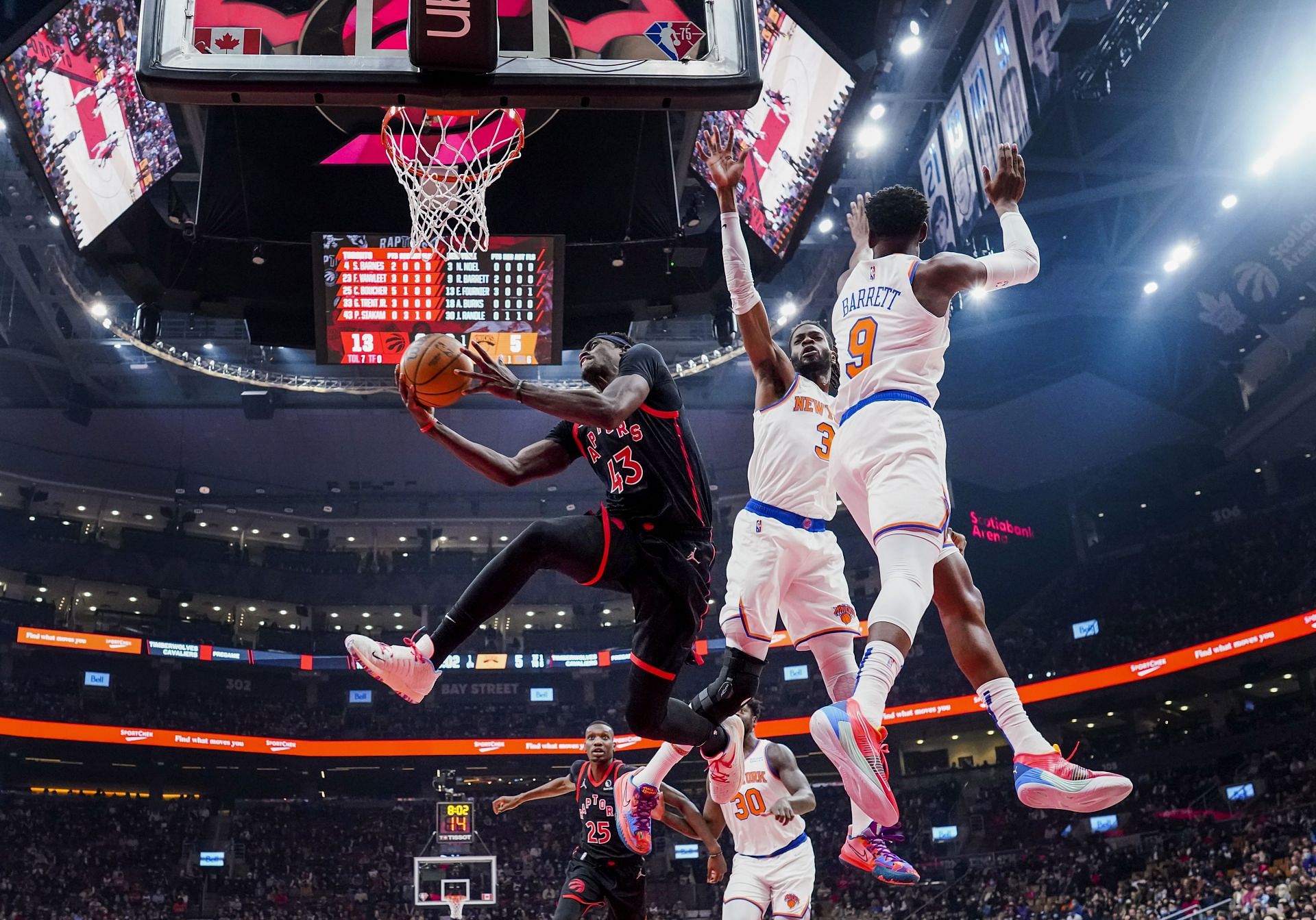 New York Knicks v Toronto Raptors