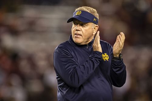 Former Notre Dame head coach Brian Kelly