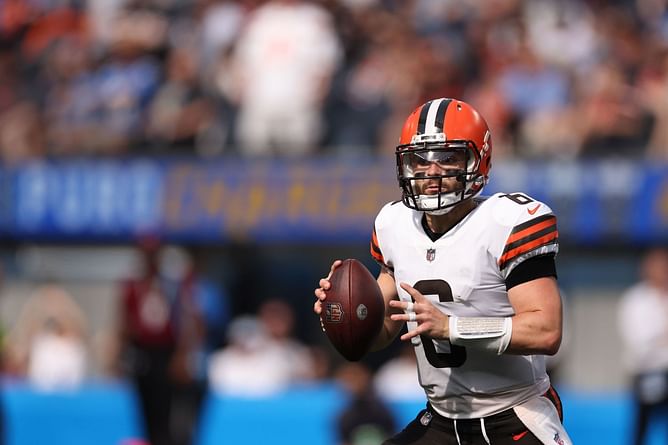 NFL fans call out Baker Mayfield's wife for comparing Browns QB to Brett Favre and Drew Brees