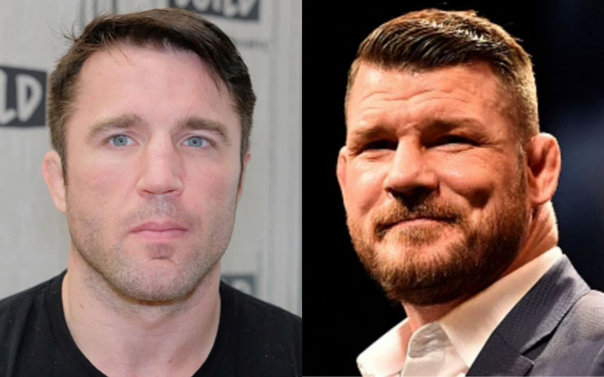 Chael Sonnen (left) and Michael Bisping (right)