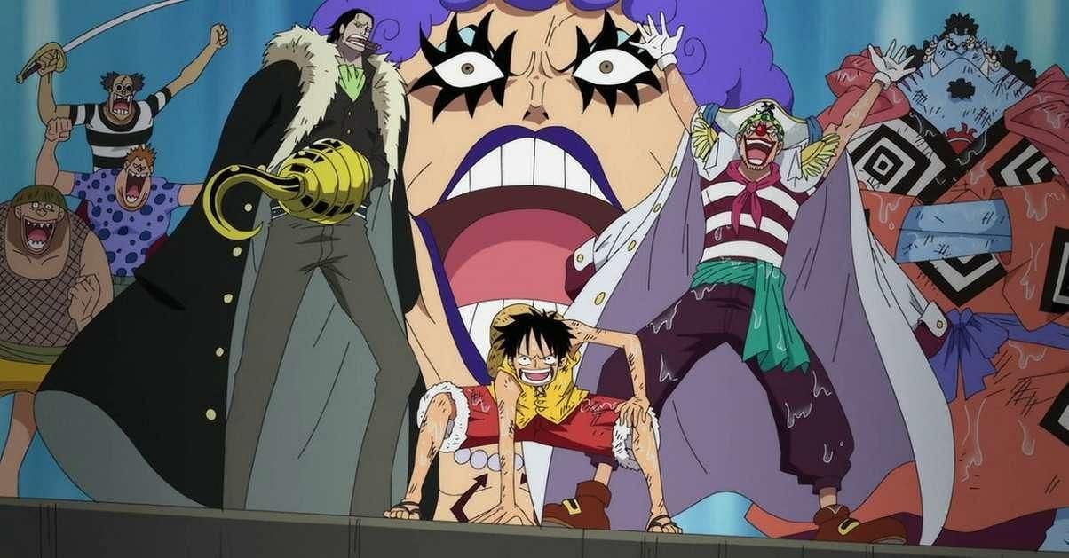 Luffy and friends rush to save Ace in the Marineford arc. (Image via Toei Animation)