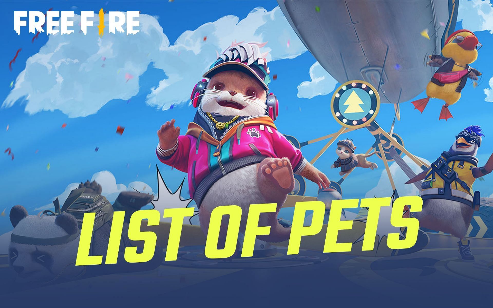 Several Free Fire pets have been added by the developers in 2021 (Image via Sportskeeda)