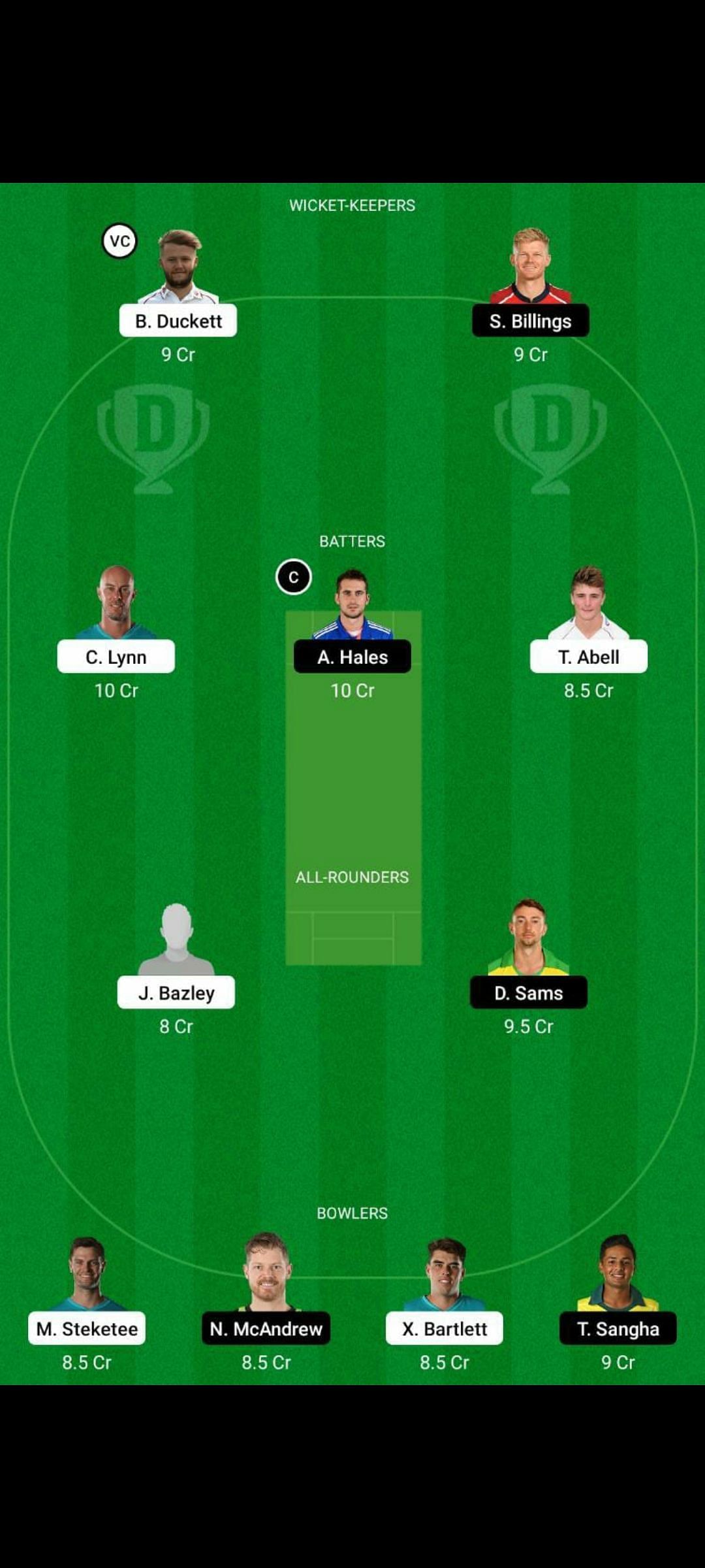 HEA vs THU Dream11 Tip #2