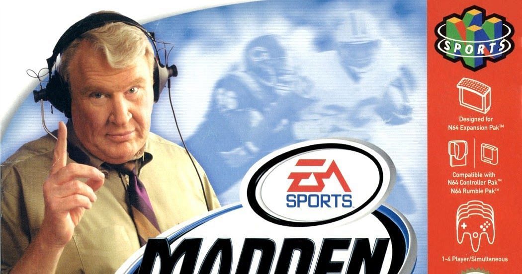 John Madden on the cover of Madden 2000