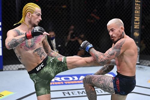 Sean O'Malley (L) and Marlon Vera (R) PC: UFC