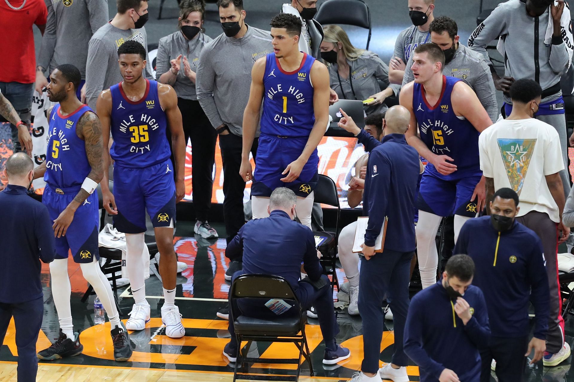The Denver Nuggets&#039; lengthy injury list has affected their rhythm and consistency. [Photo: Nugg Love]