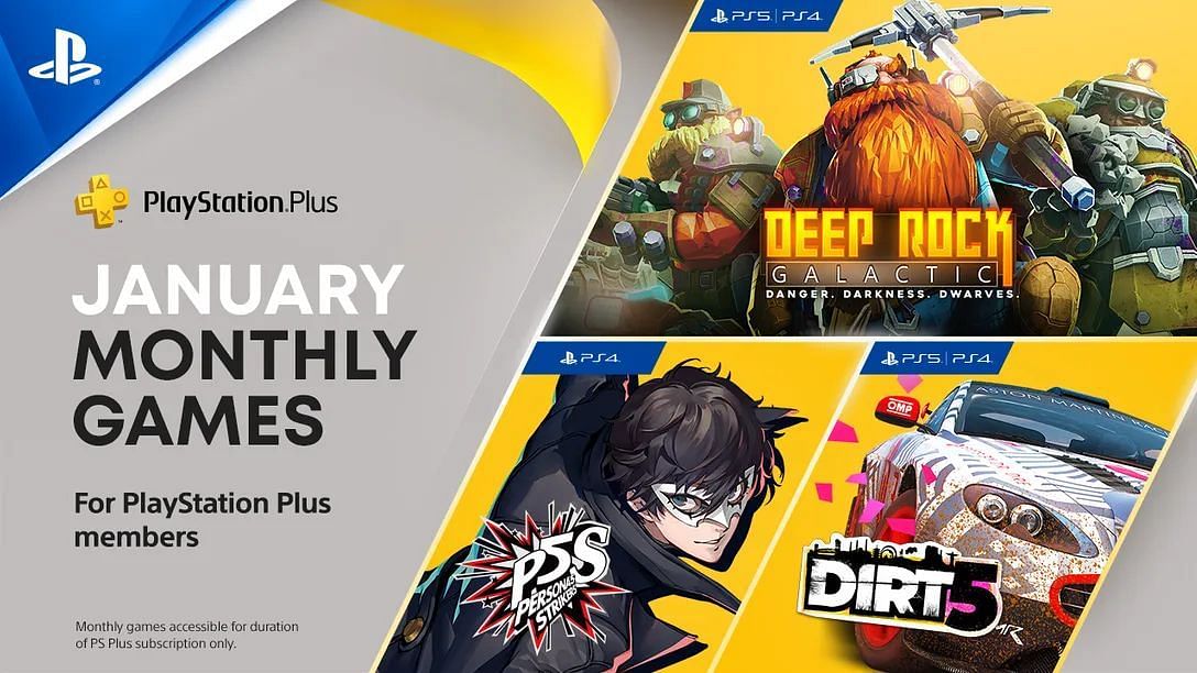 PlayStation Plus for January 2022 (Image by Sony)