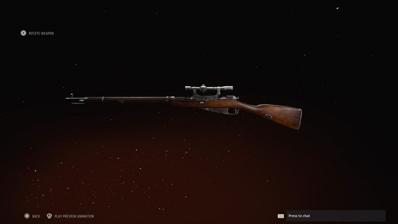 3-Line sniper rifle in Call of Duty: Vanguard