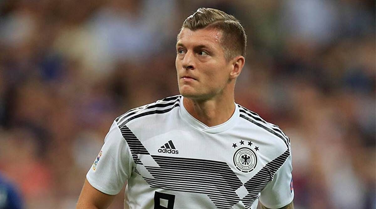 Toni Kroos in action for Germany